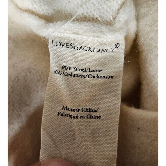 LoveShackFancy Joggers Tristan Wool Cashmere Blend Size M - Picture 8 of 9